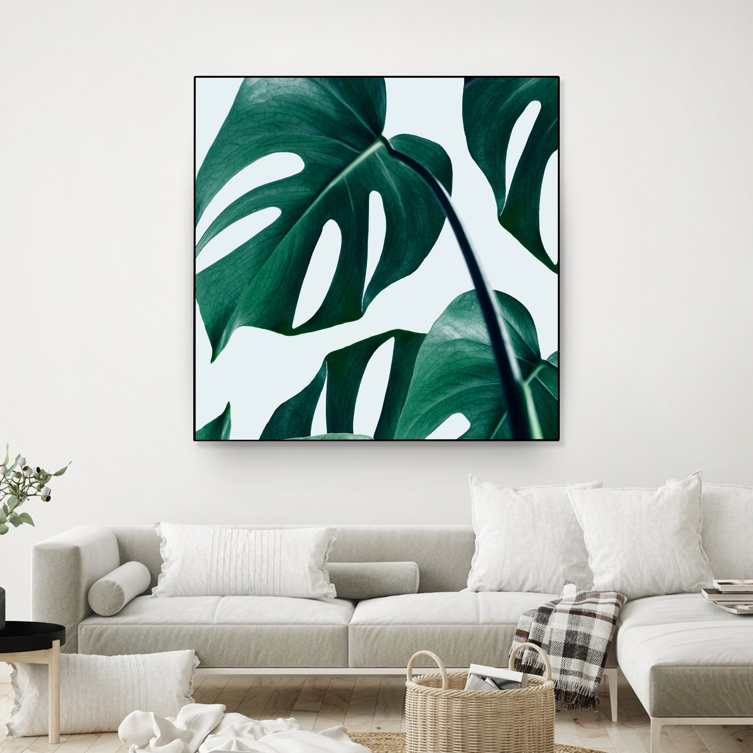 Monstera by Uma Gokhale on GIANT ART - green digital painting