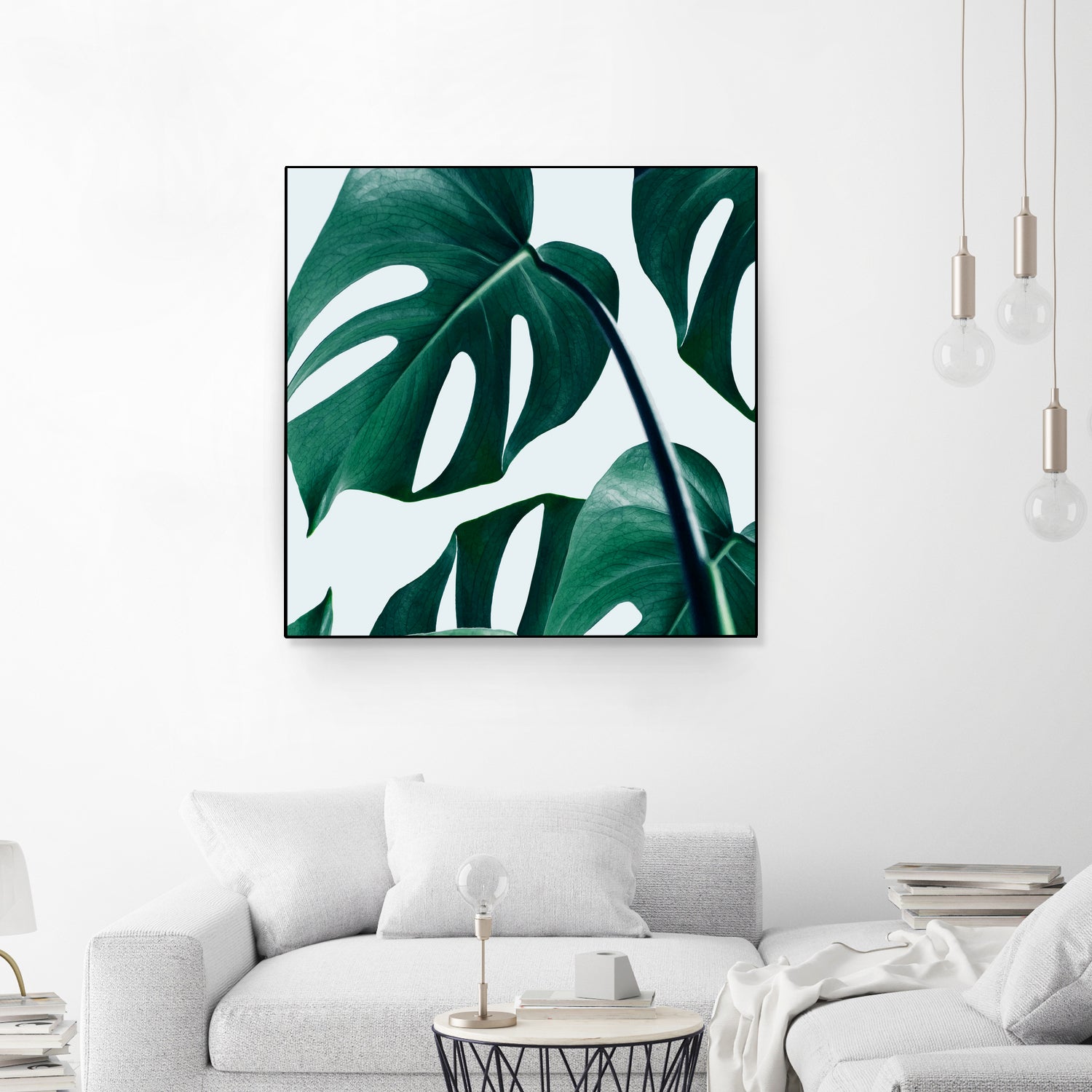 Monstera by Uma Gokhale on GIANT ART - green digital painting