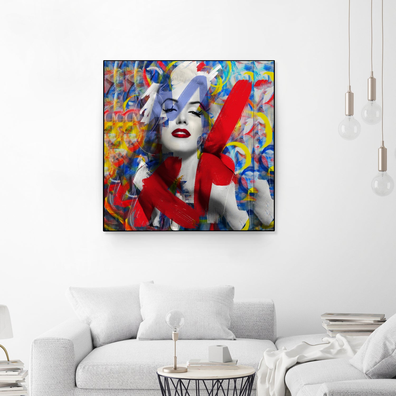 Sweet Marilyn by Daniel Malta on GIANT ART - red digital painting