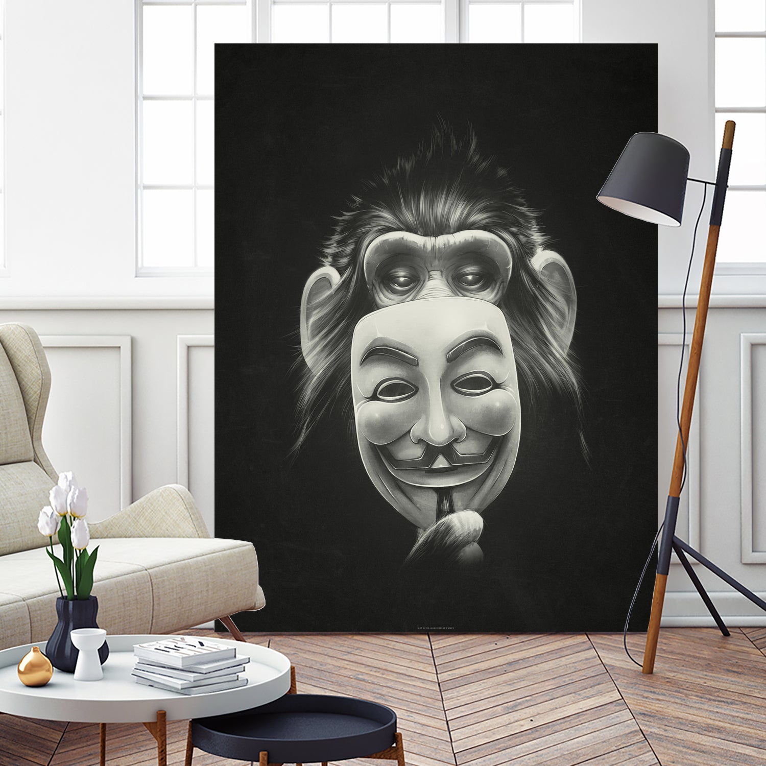 Anonymous by Lukáš Brežák on GIANT ART - black digital drawing