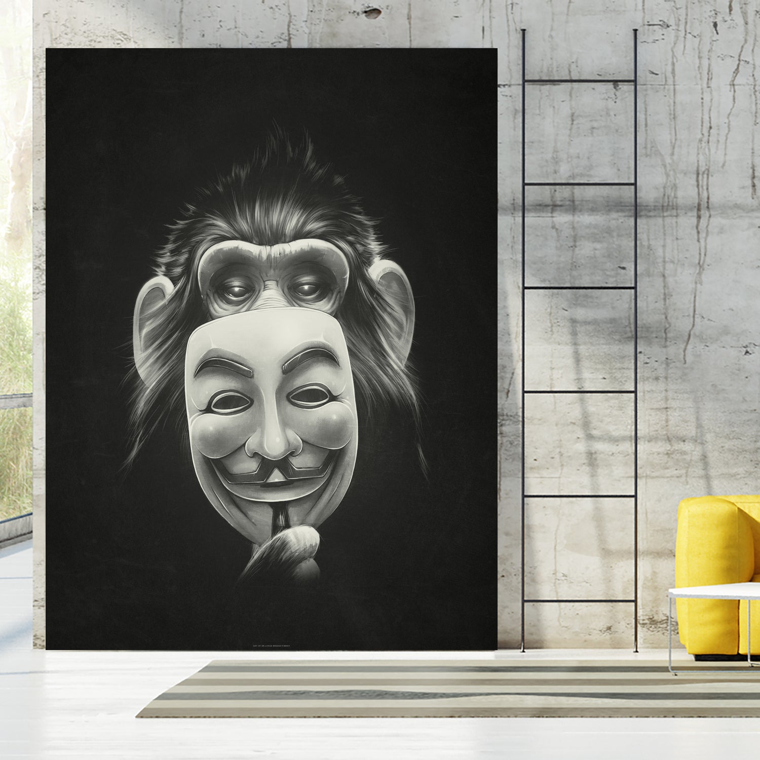 Anonymous by Lukáš Brežák on GIANT ART - black digital drawing