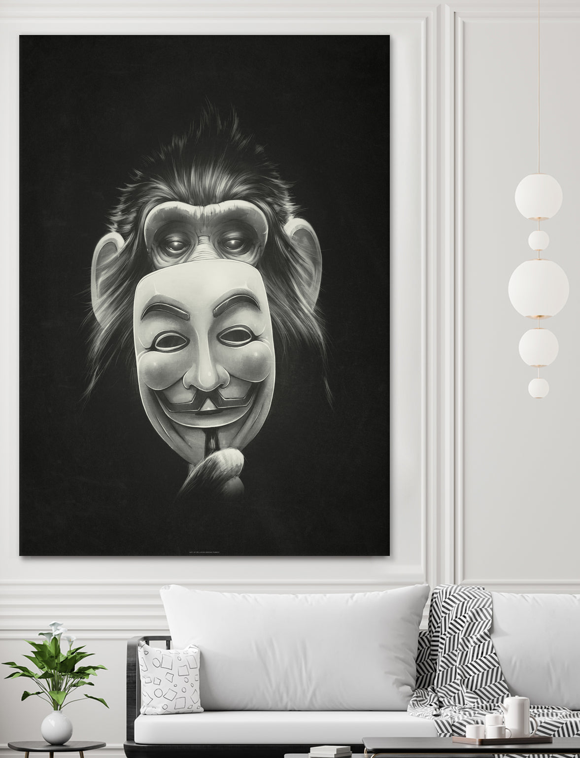 Anonymous by Lukáš Brežák on GIANT ART - black digital drawing