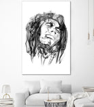 Bob Marley by Octavian Mihai Mielu on GIANT ART - black digital drawing