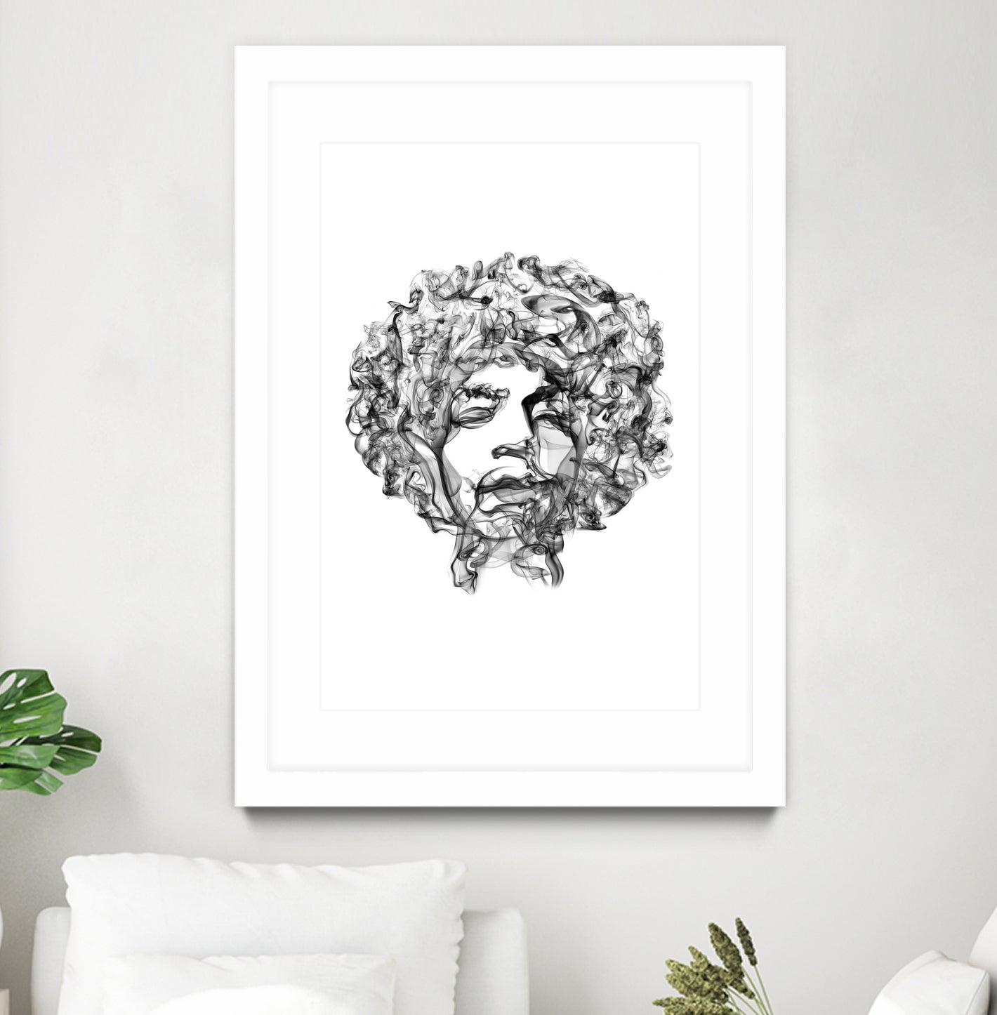 Jimi Hendrix by Octavian Mihai Mielu on GIANT ART - black digital drawing