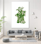 Yoda by Octavian Mihai Mielu on GIANT ART - green digital painting