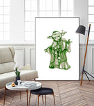 Yoda by Octavian Mihai Mielu on GIANT ART - green digital painting