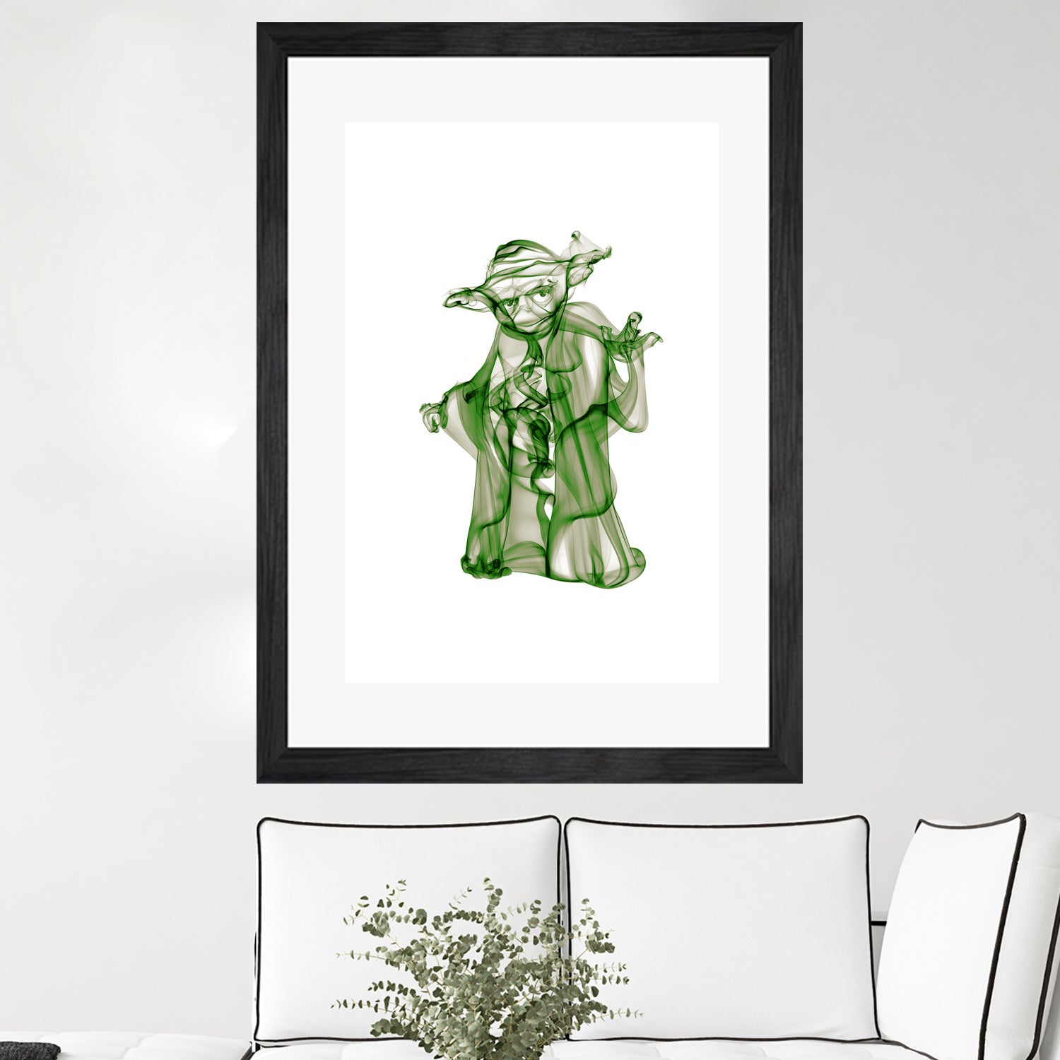 Yoda by Octavian Mihai Mielu on GIANT ART - green digital painting