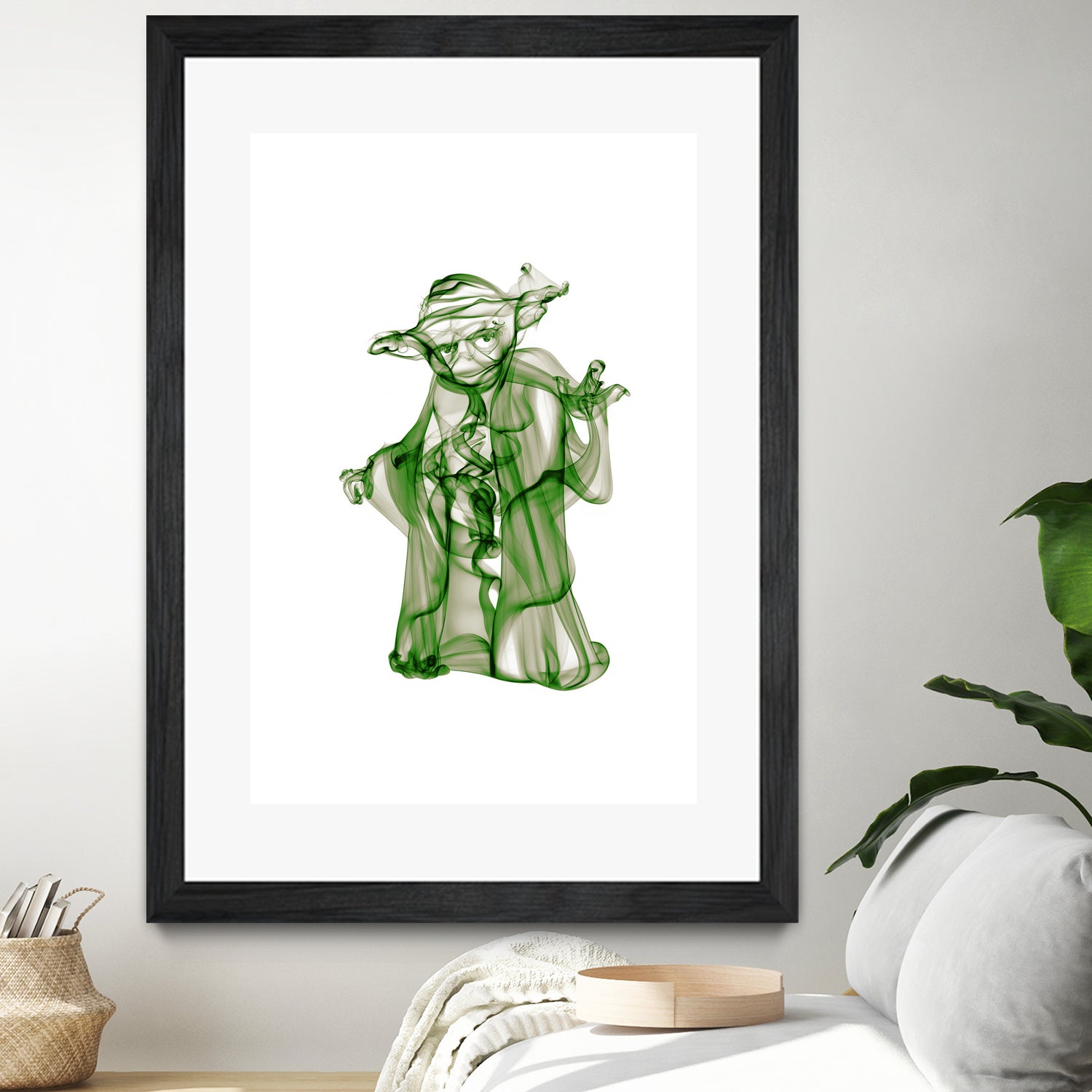 Yoda by Octavian Mihai Mielu on GIANT ART - green digital painting