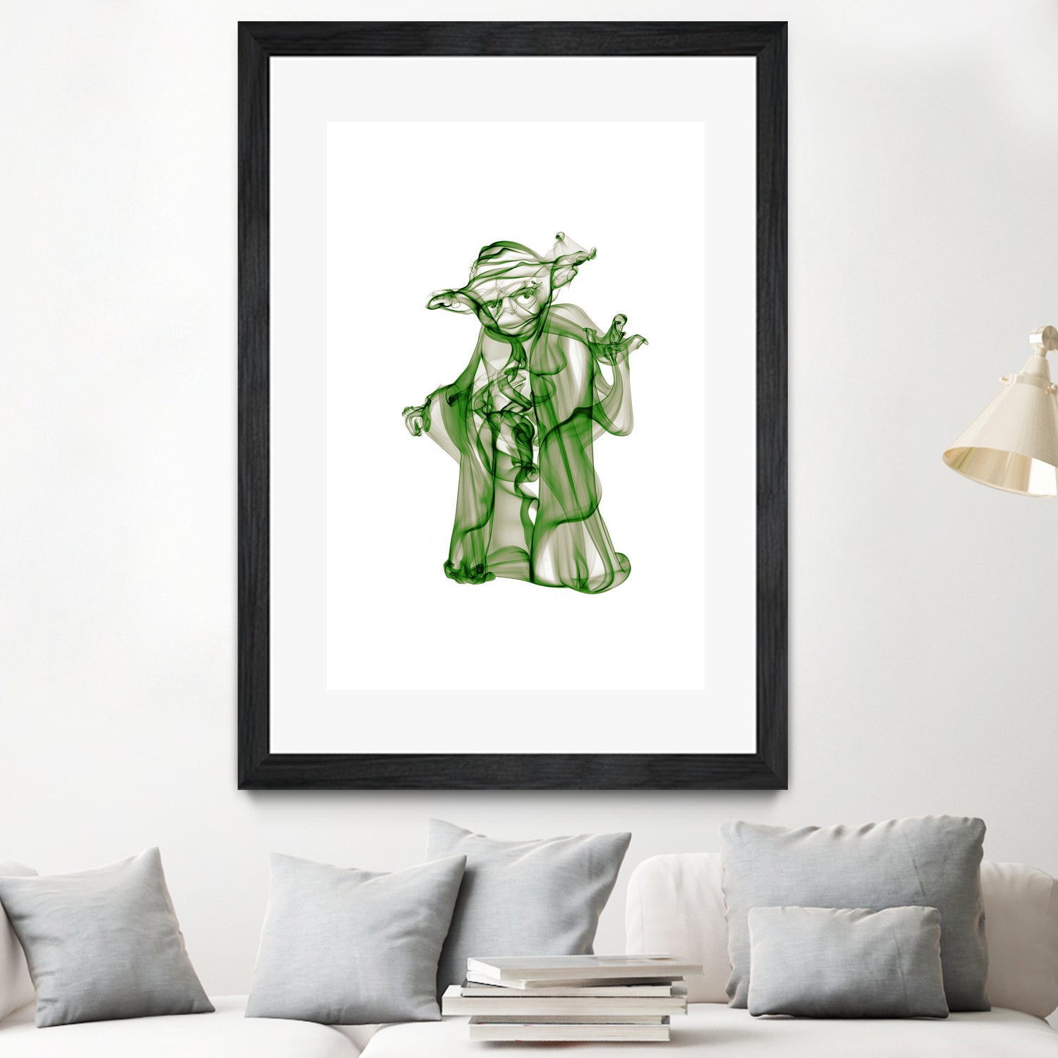 Yoda by Octavian Mihai Mielu on GIANT ART - green digital painting