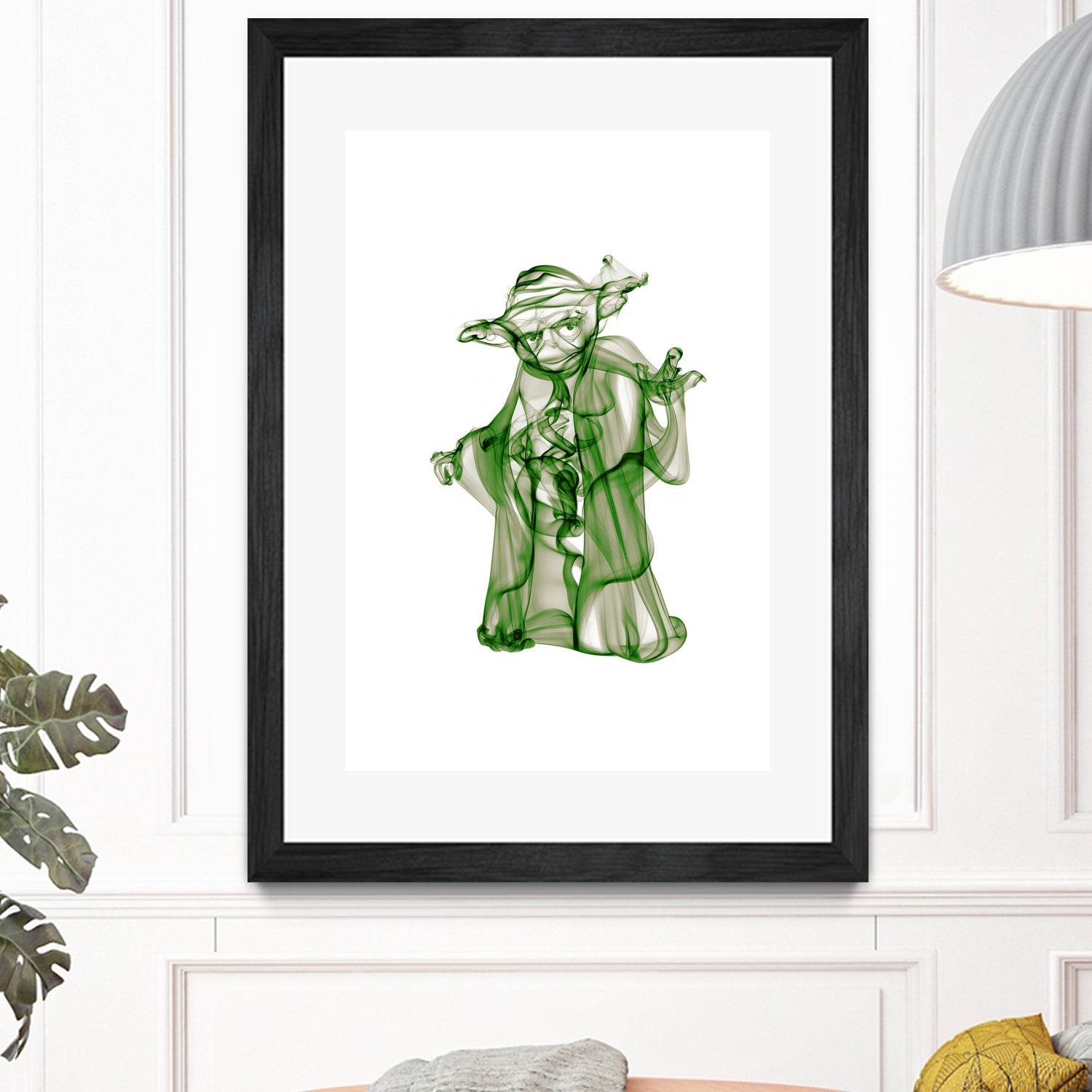 Yoda by Octavian Mihai Mielu on GIANT ART - green digital painting