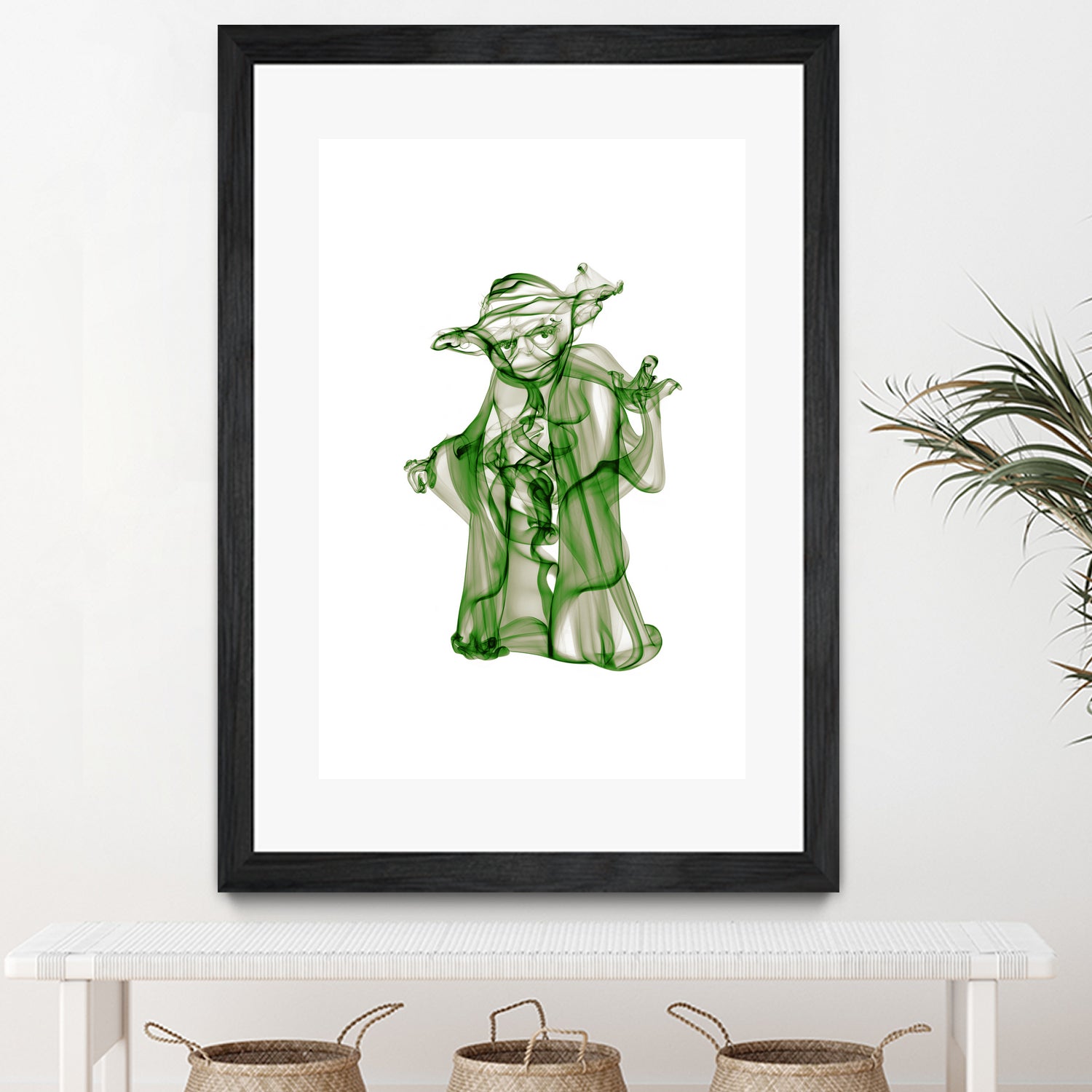 Yoda by Octavian Mihai Mielu on GIANT ART - green digital painting