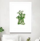 Yoda by Octavian Mihai Mielu on GIANT ART - green digital painting