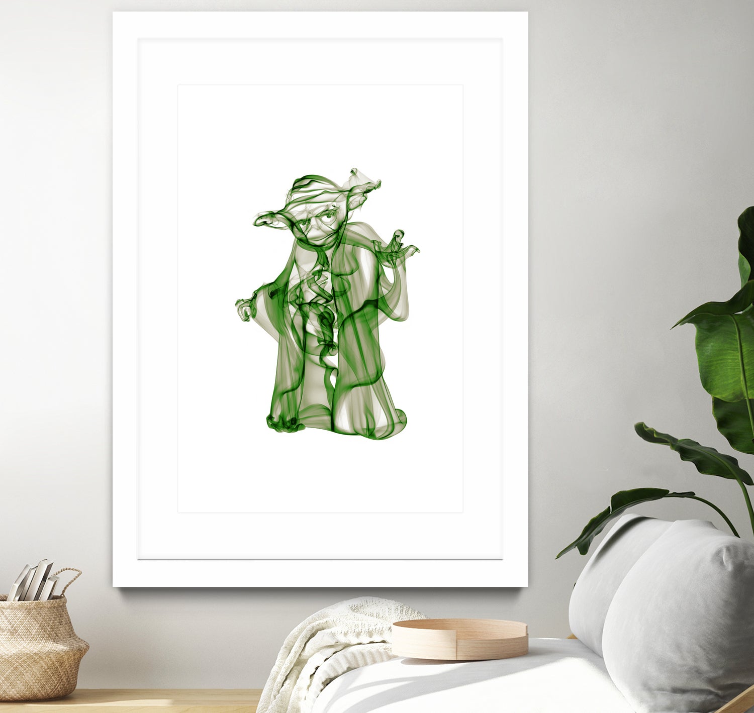 Yoda by Octavian Mihai Mielu on GIANT ART - green digital painting