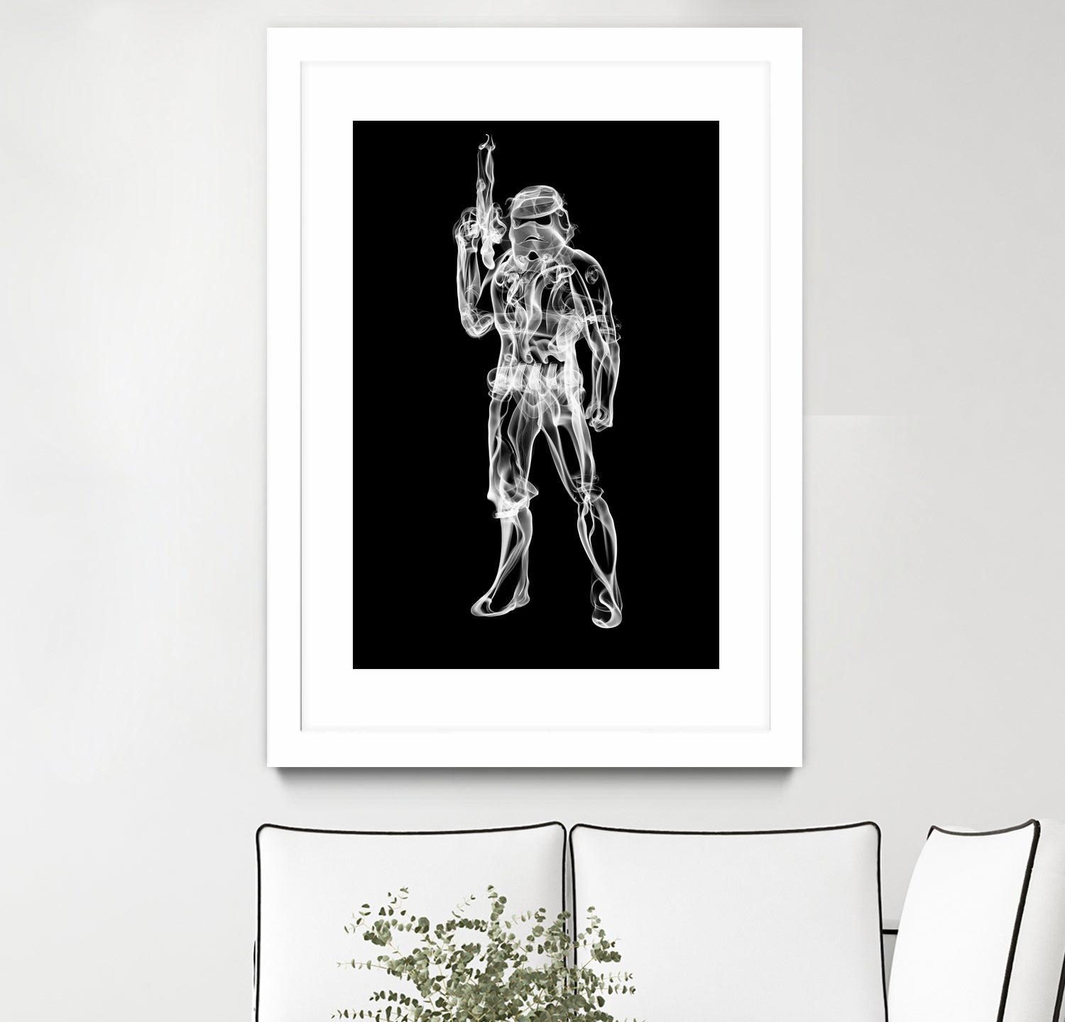 Storm Trooper by Octavian Mihai Mielu on GIANT ART - black digital painting