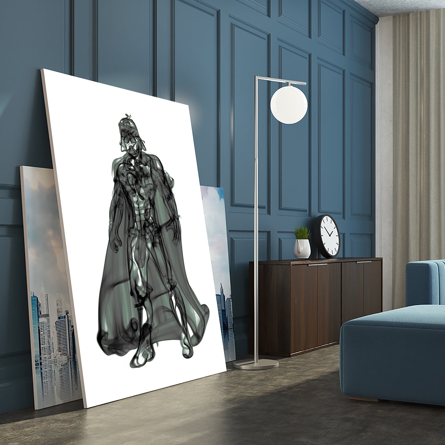 Darth Vader by Octavian Mihai Mielu on GIANT ART - black digital painting