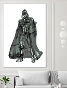 Darth Vader by Octavian Mihai Mielu on GIANT ART - black digital painting