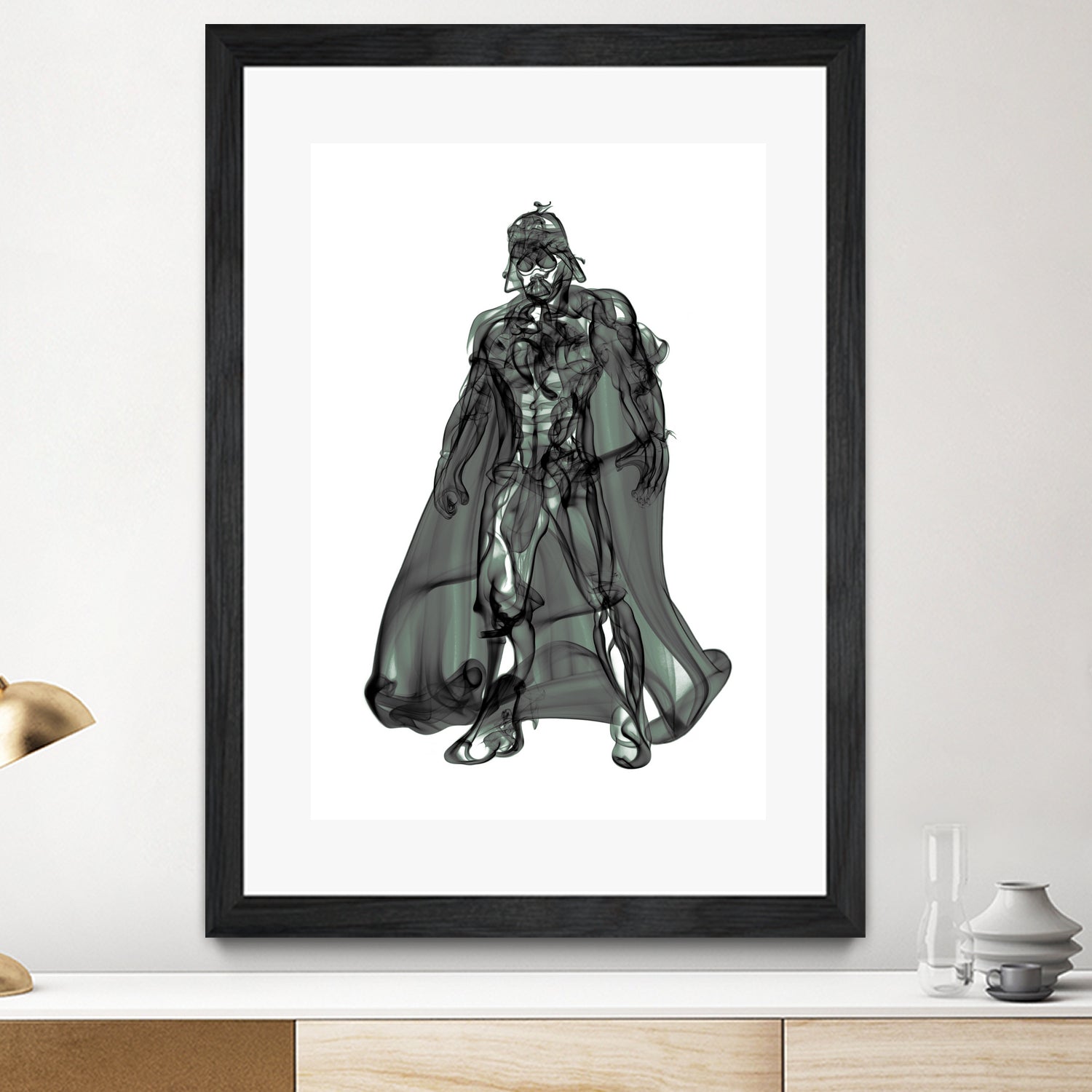 Darth Vader by Octavian Mihai Mielu on GIANT ART - black digital painting