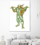 Michelangelo by Octavian Mihai Mielu on GIANT ART - green digital painting