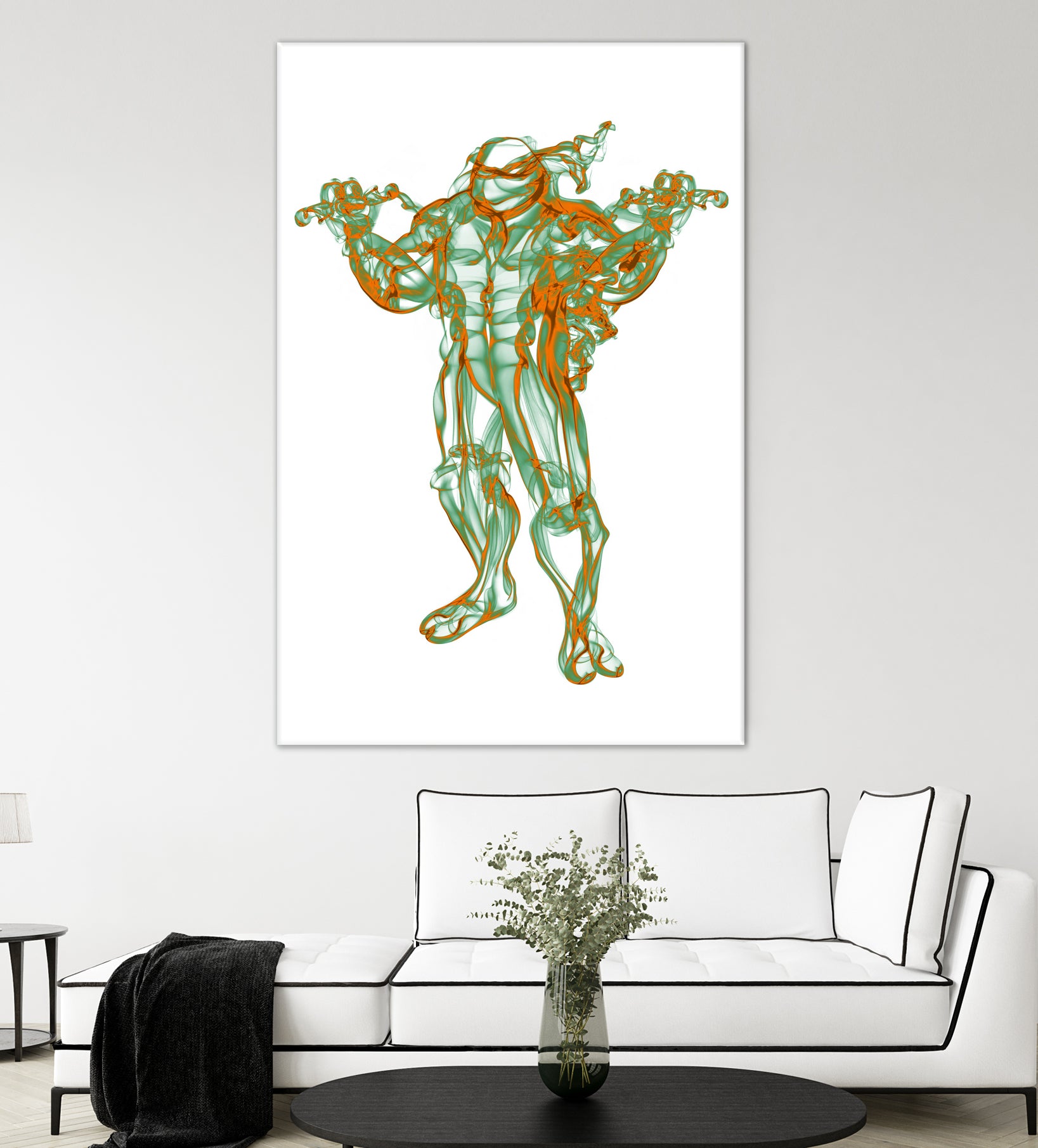 Michelangelo by Octavian Mihai Mielu on GIANT ART - green digital painting