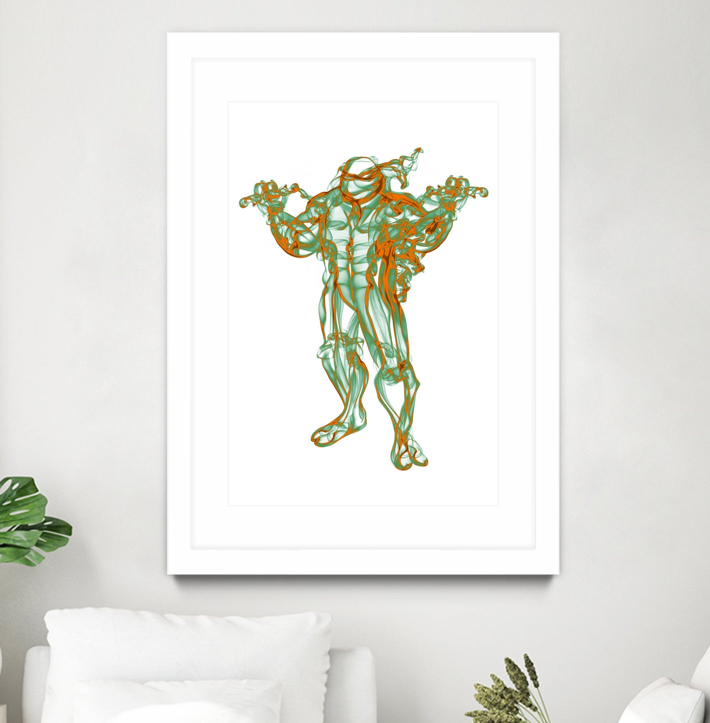 Michelangelo by Octavian Mihai Mielu on GIANT ART - green digital painting