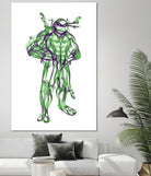 Donatello by Octavian Mihai Mielu on GIANT ART - green digital painting