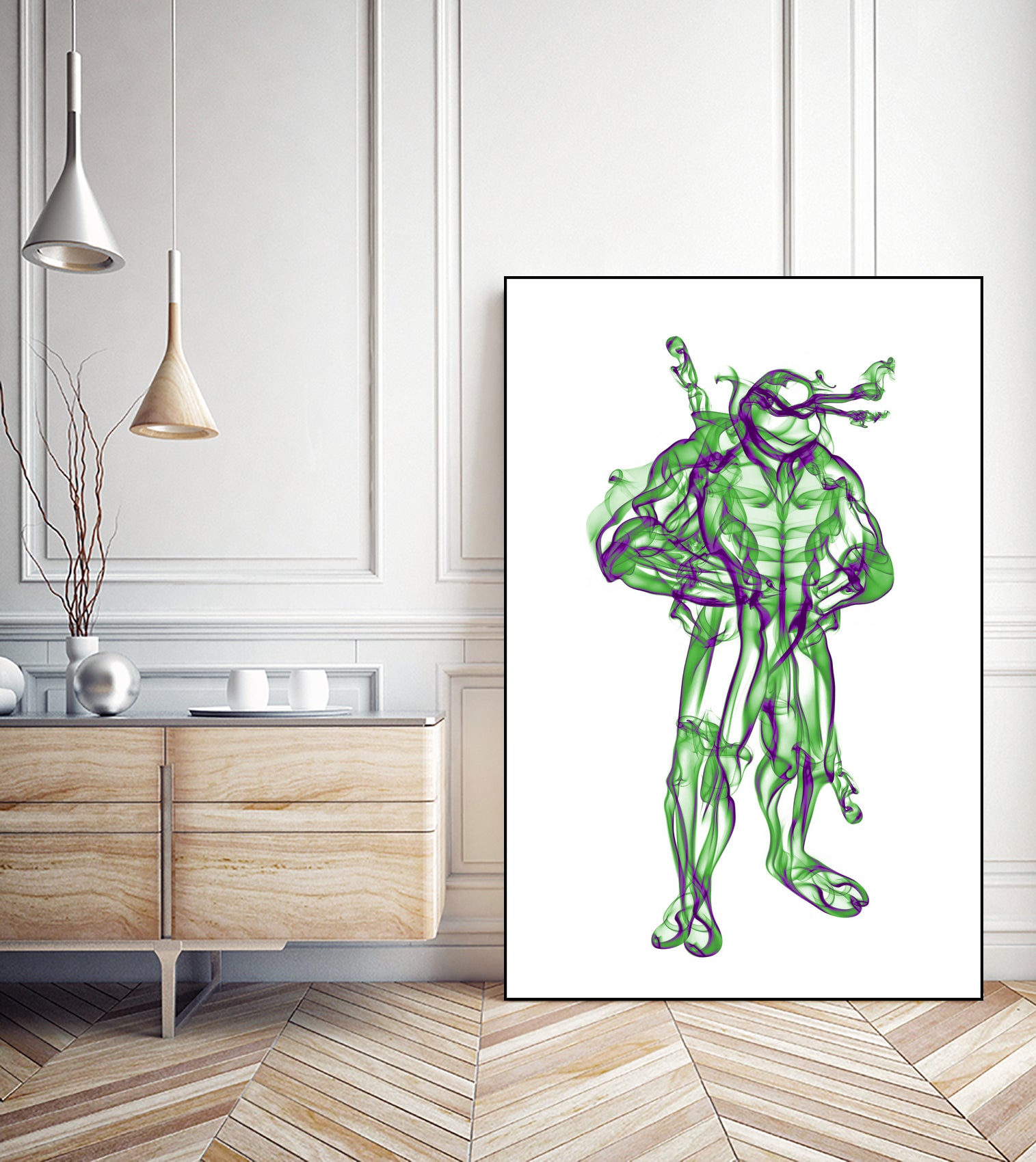 Donatello by Octavian Mihai Mielu on GIANT ART - green digital painting