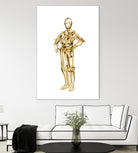 C3PO by Octavian Mihai Mielu on GIANT ART - yellow digital painting