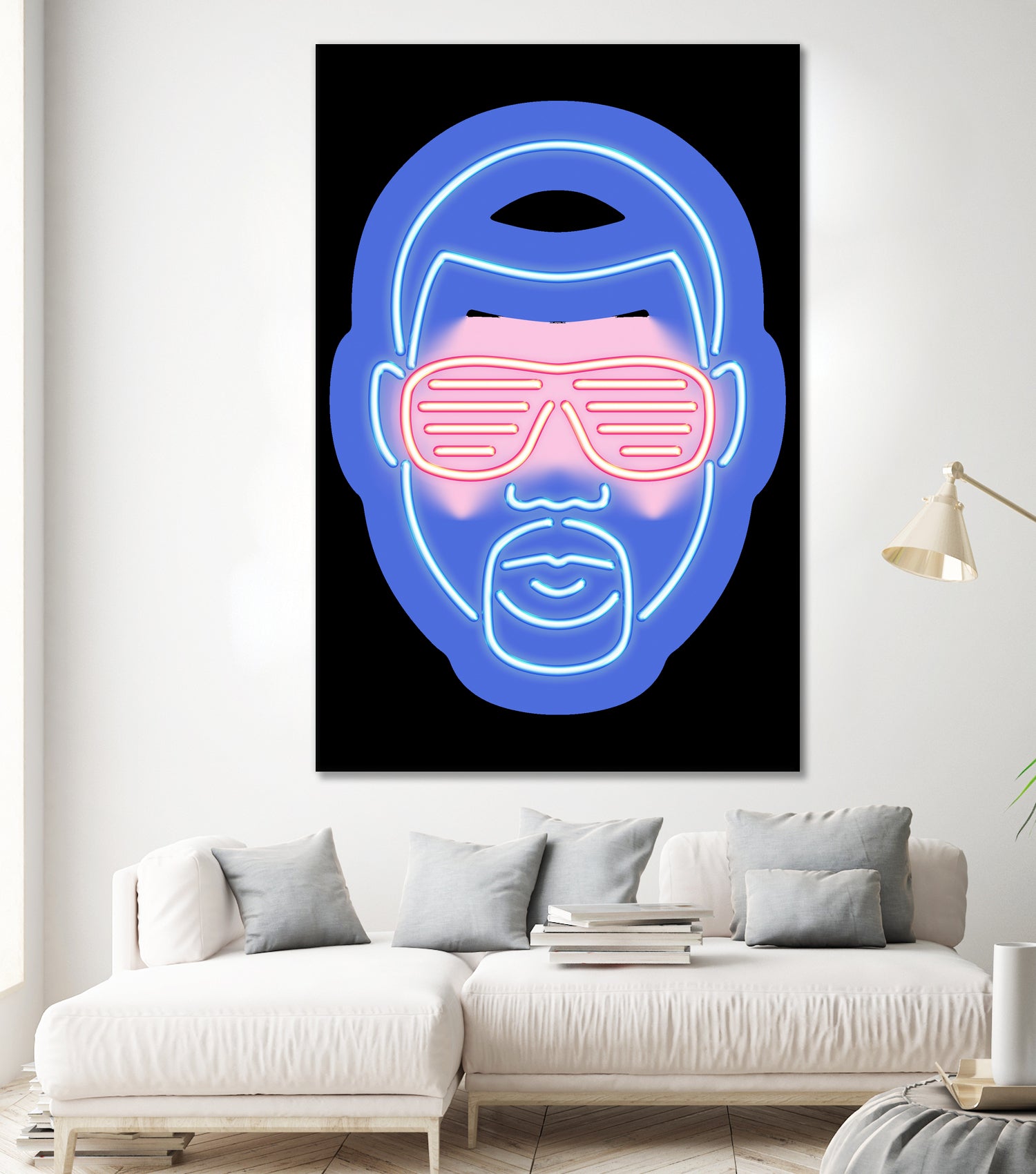 Kanye West by Octavian Mihai Mielu on GIANT ART - blue character design