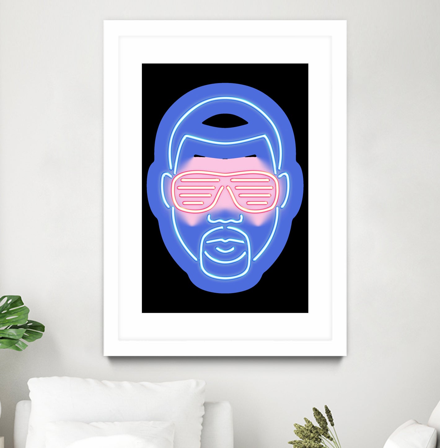 Kanye West by Octavian Mihai Mielu on GIANT ART - blue character design