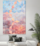 Magic Sky Cubes by Elisabeth Fredriksson on GIANT ART - yellow digital painting