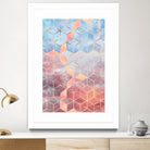 Magic Sky Cubes by Elisabeth Fredriksson on GIANT ART - yellow digital painting