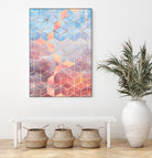 Magic Sky Cubes by Elisabeth Fredriksson on GIANT ART - yellow digital painting