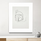 One Line Boba Fett by Christophe Louis on GIANT ART - digital drawing