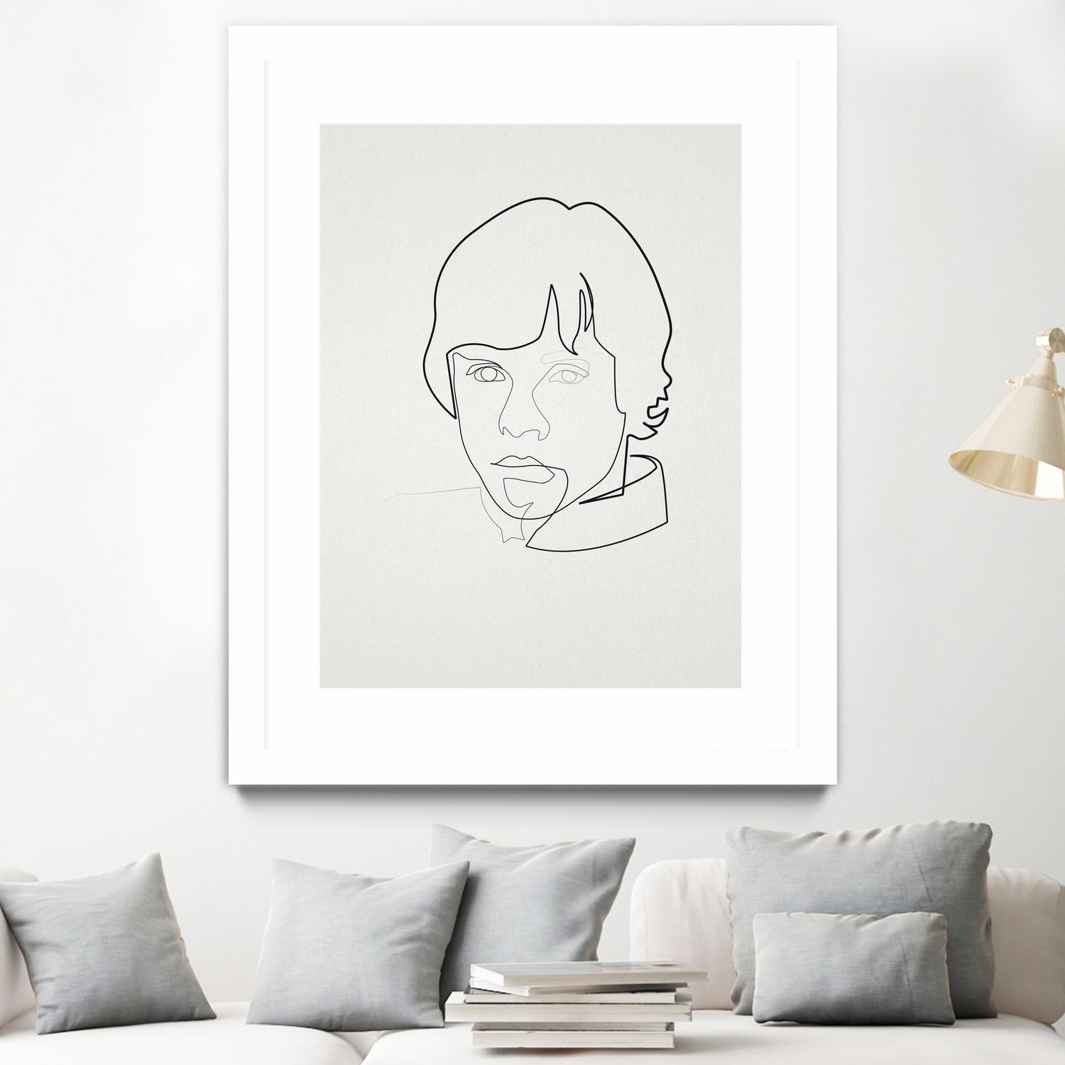 One Line Luke by Christophe Louis on GIANT ART - digital drawing