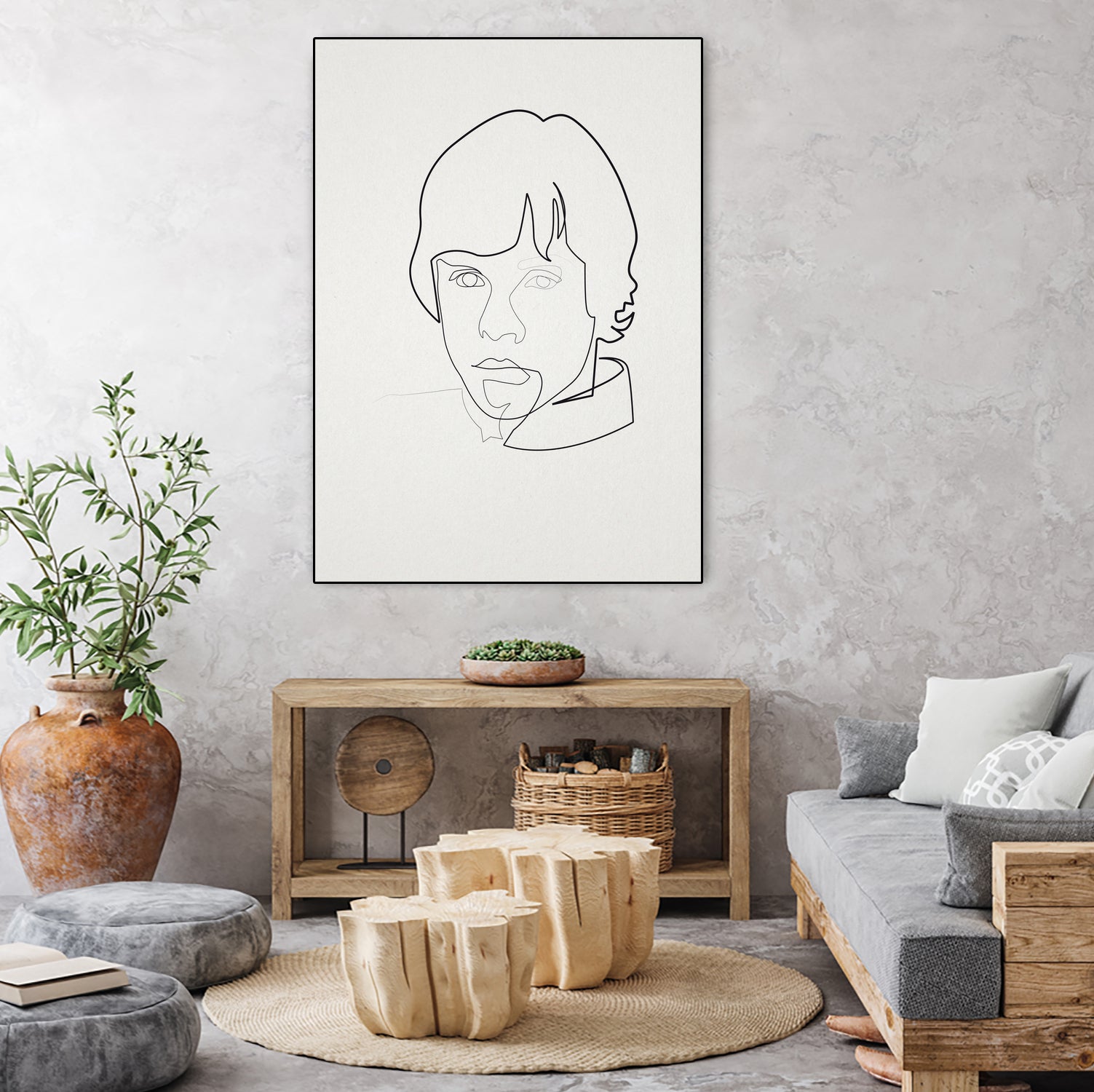 One Line Luke by Christophe Louis on GIANT ART - digital drawing