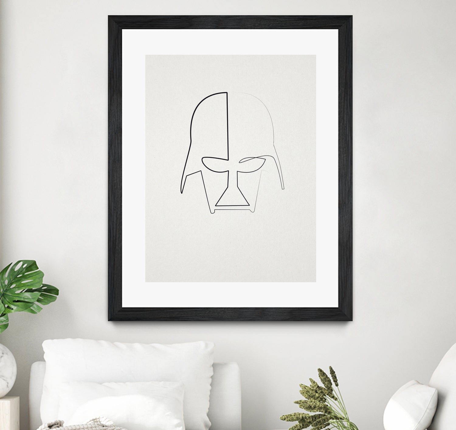 One Line Vader by Christophe Louis on GIANT ART - character design