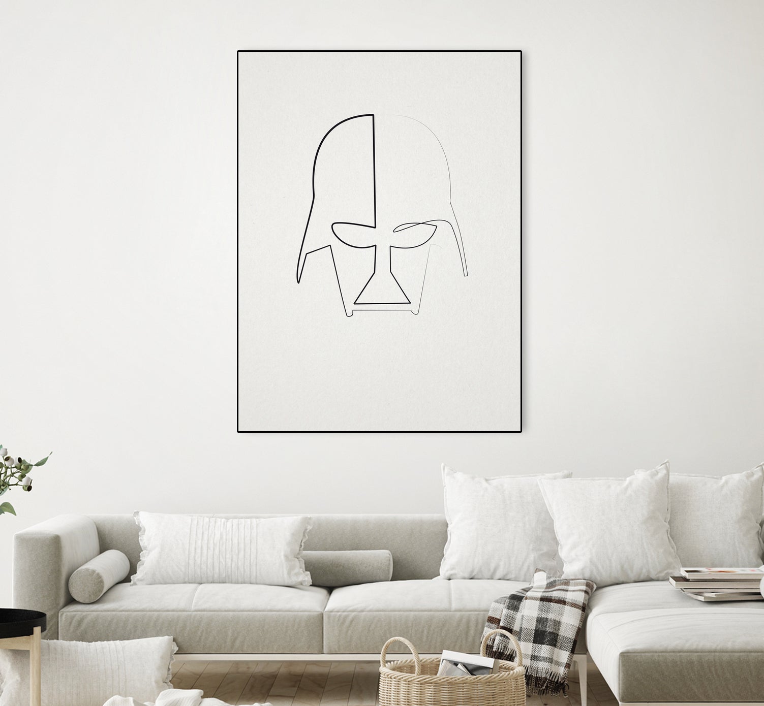 One Line Vader by Christophe Louis on GIANT ART - character design