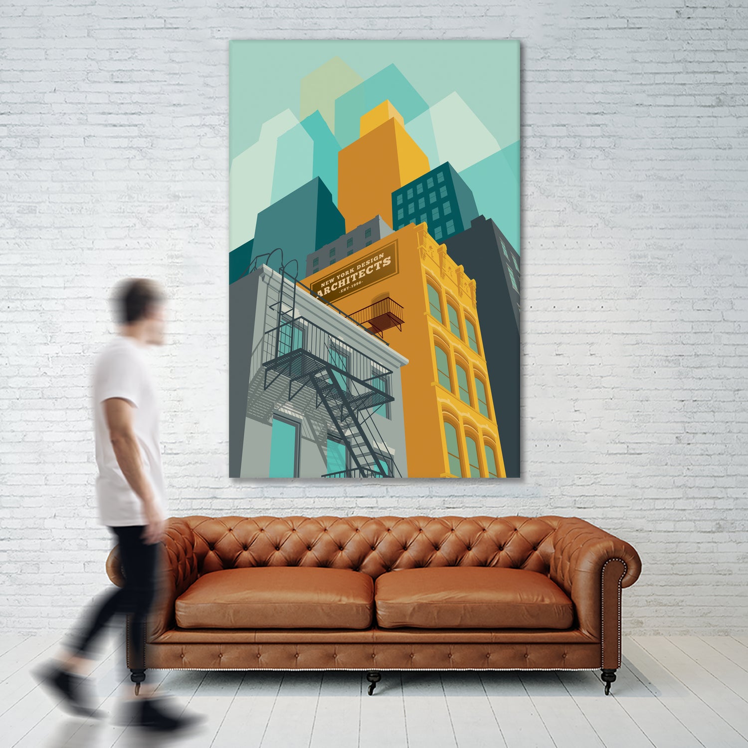 Tribeca by Remko Heemskerk on GIANT ART - vector illustration