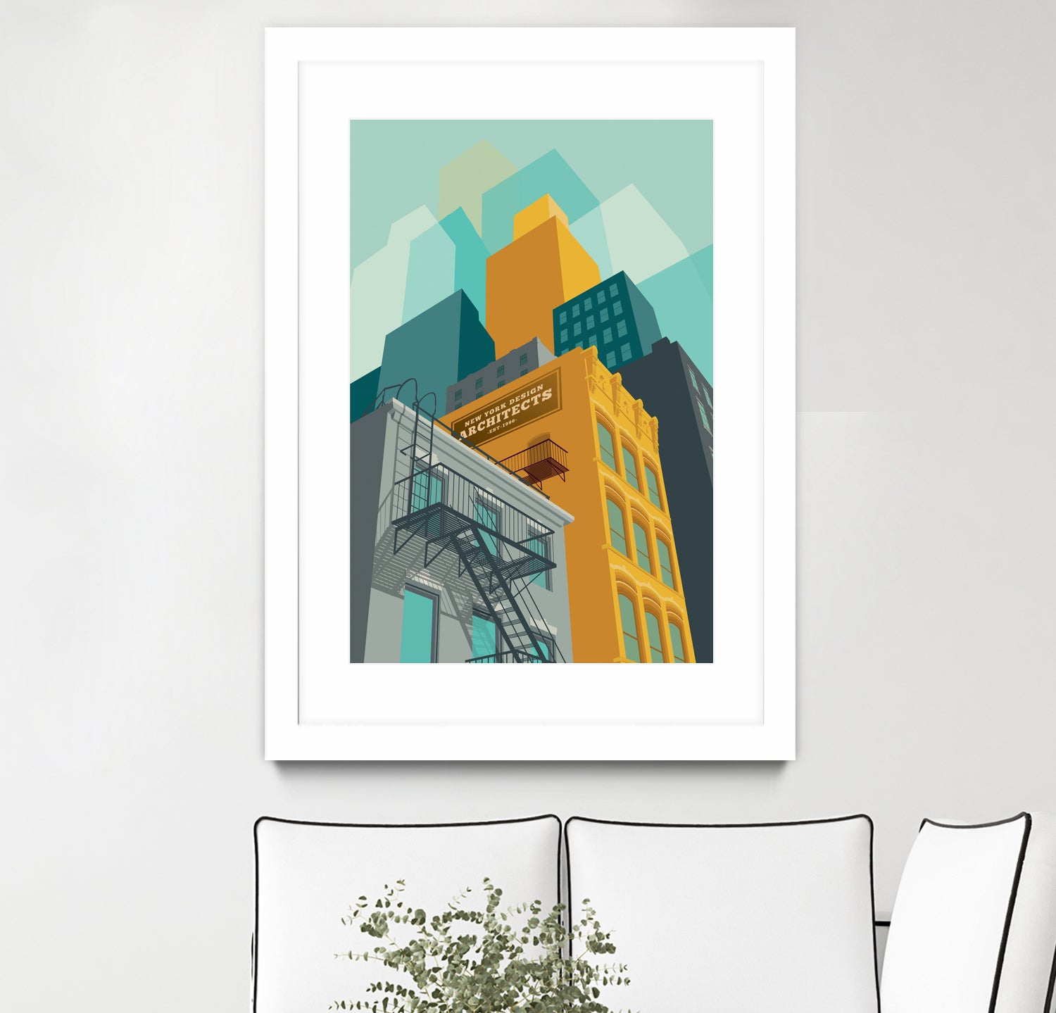 Tribeca by Remko Heemskerk on GIANT ART - vector illustration