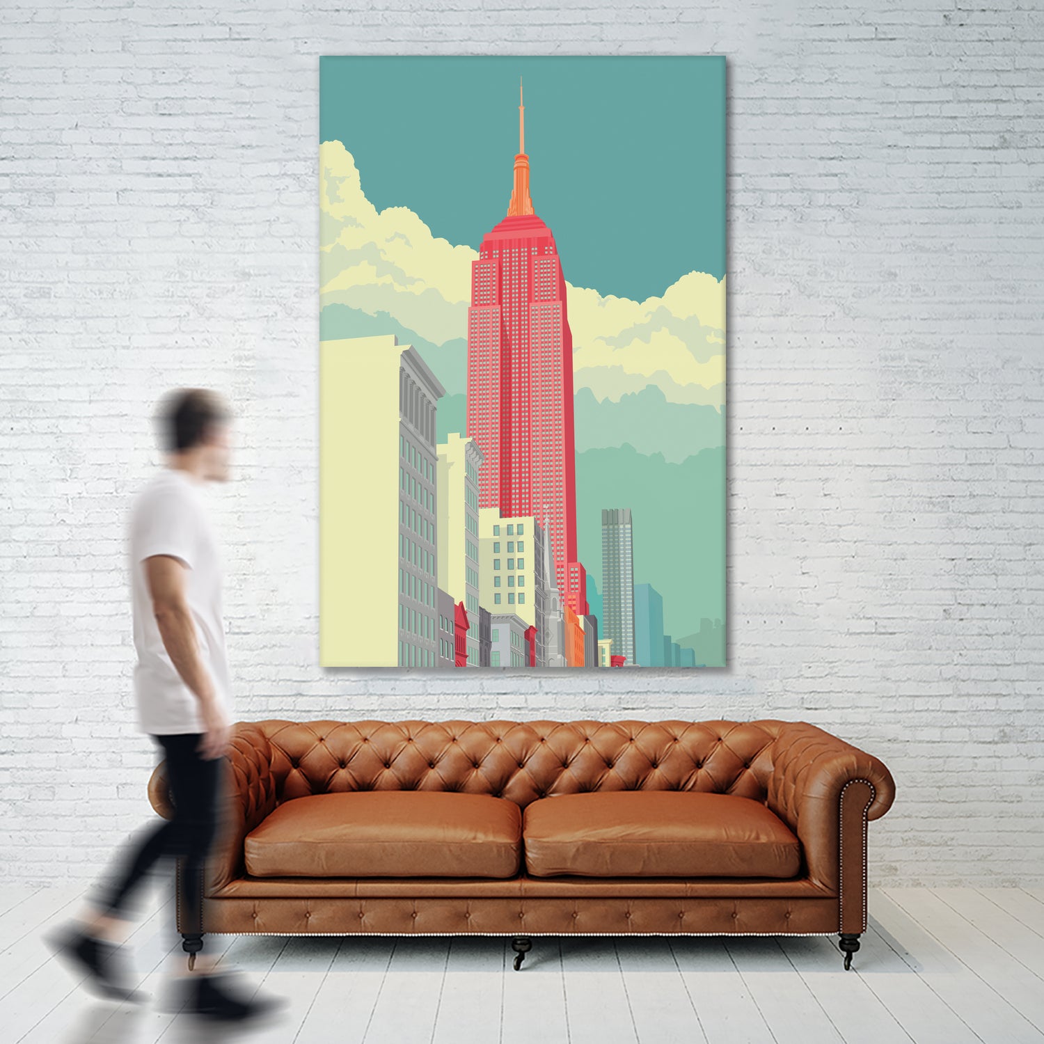 5th Avenue by Remko Heemskerk on GIANT ART - vector illustration