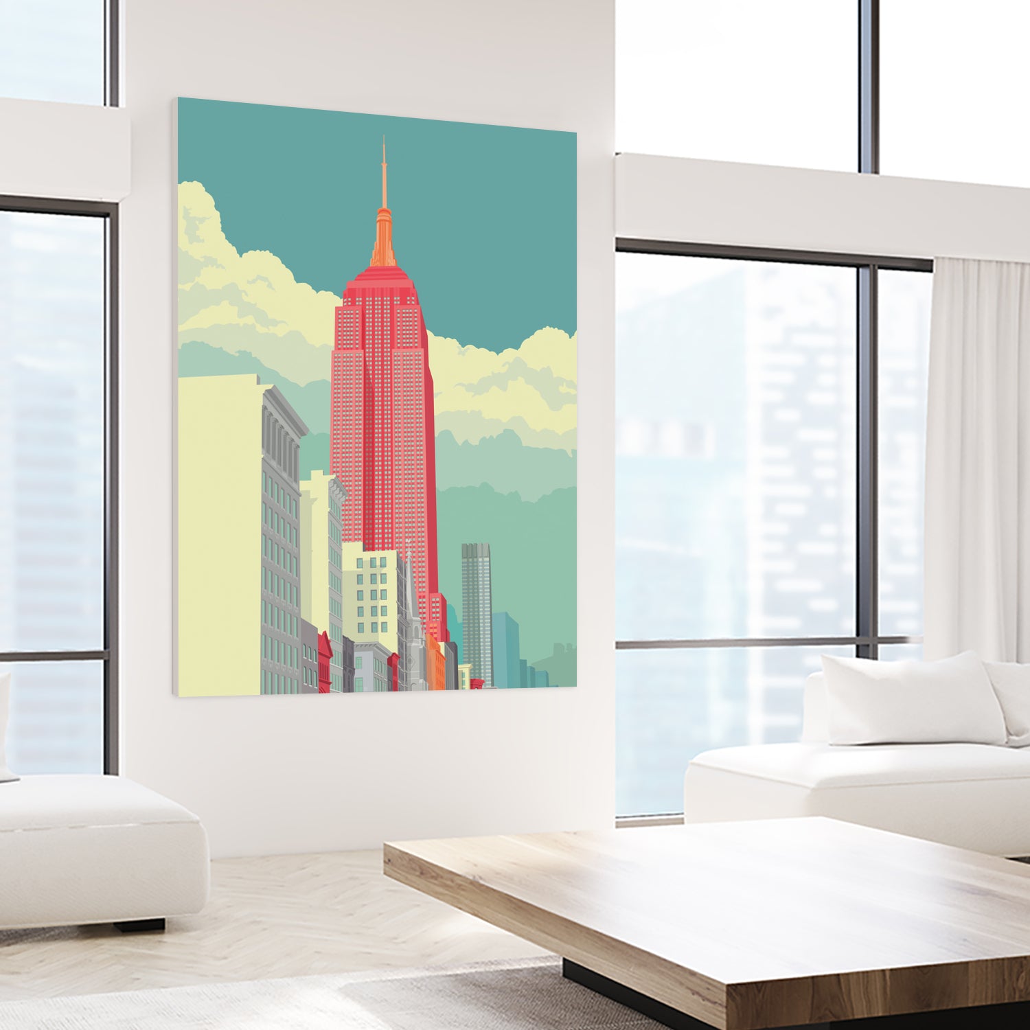 5th Avenue by Remko Heemskerk on GIANT ART - vector illustration