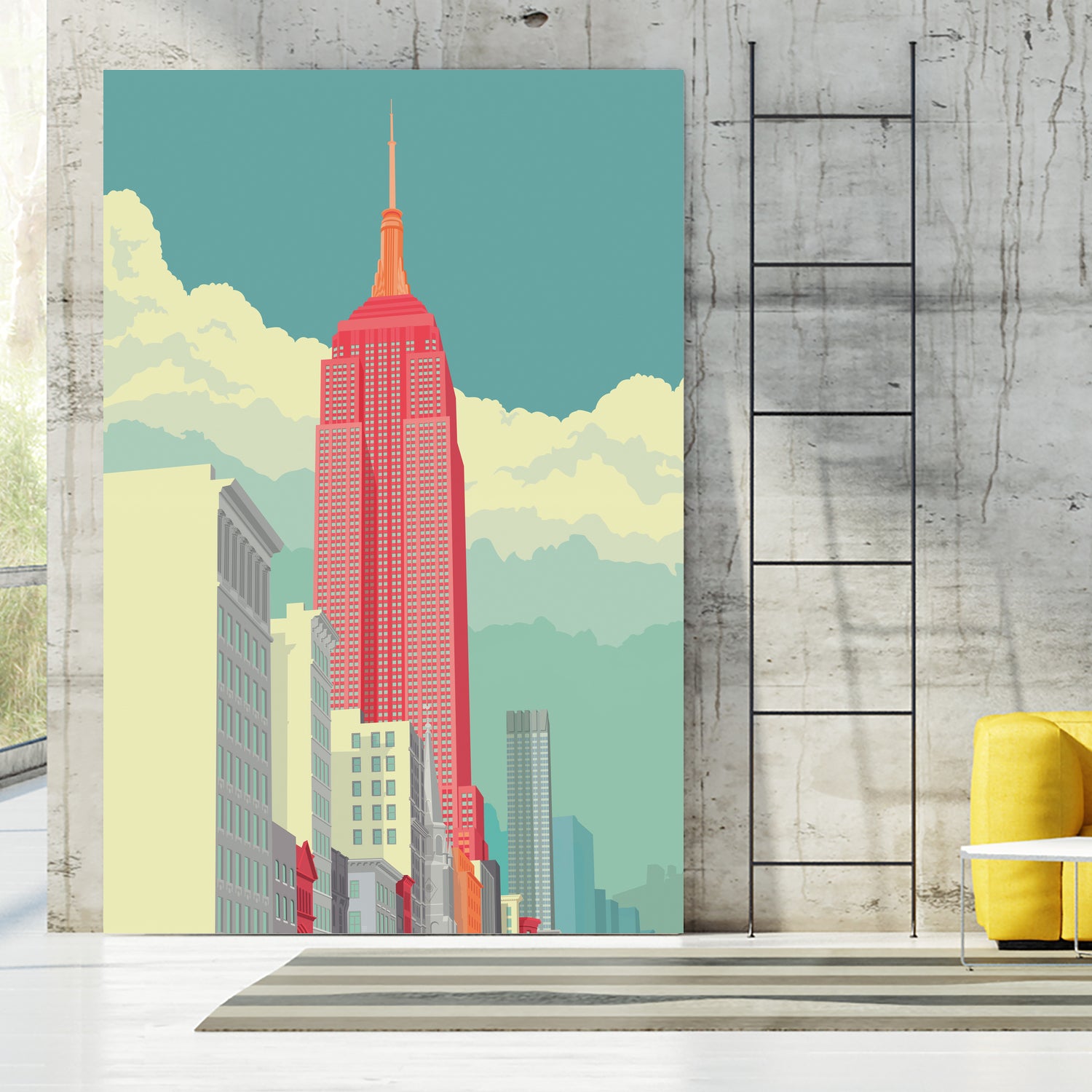 5th Avenue by Remko Heemskerk on GIANT ART - vector illustration