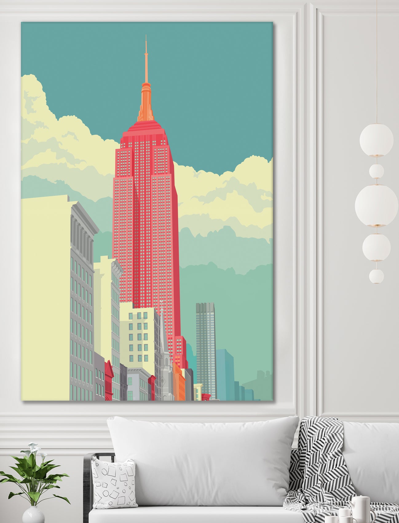 5th Avenue by Remko Heemskerk on GIANT ART - vector illustration