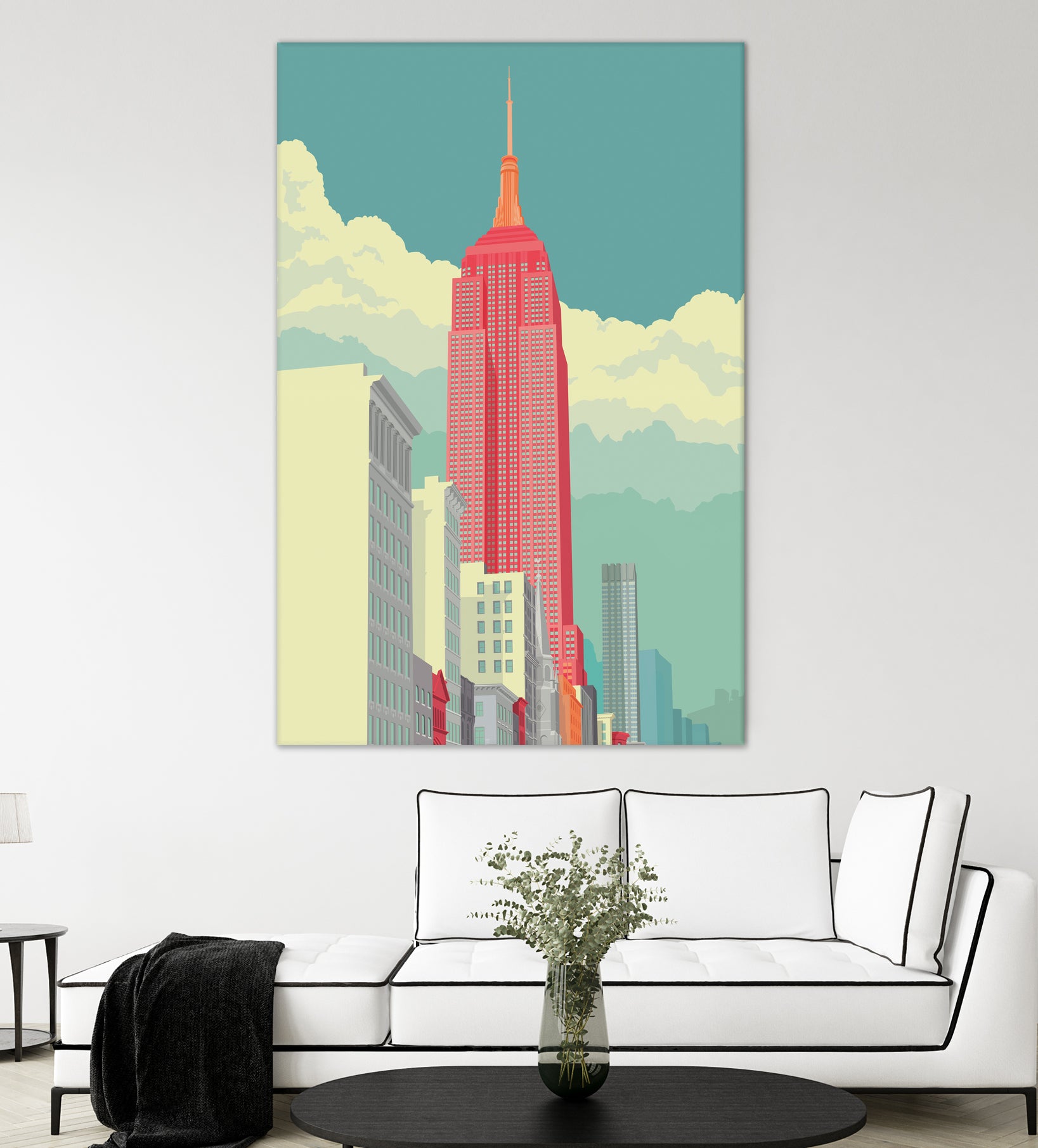 5th Avenue by Remko Heemskerk on GIANT ART - vector illustration