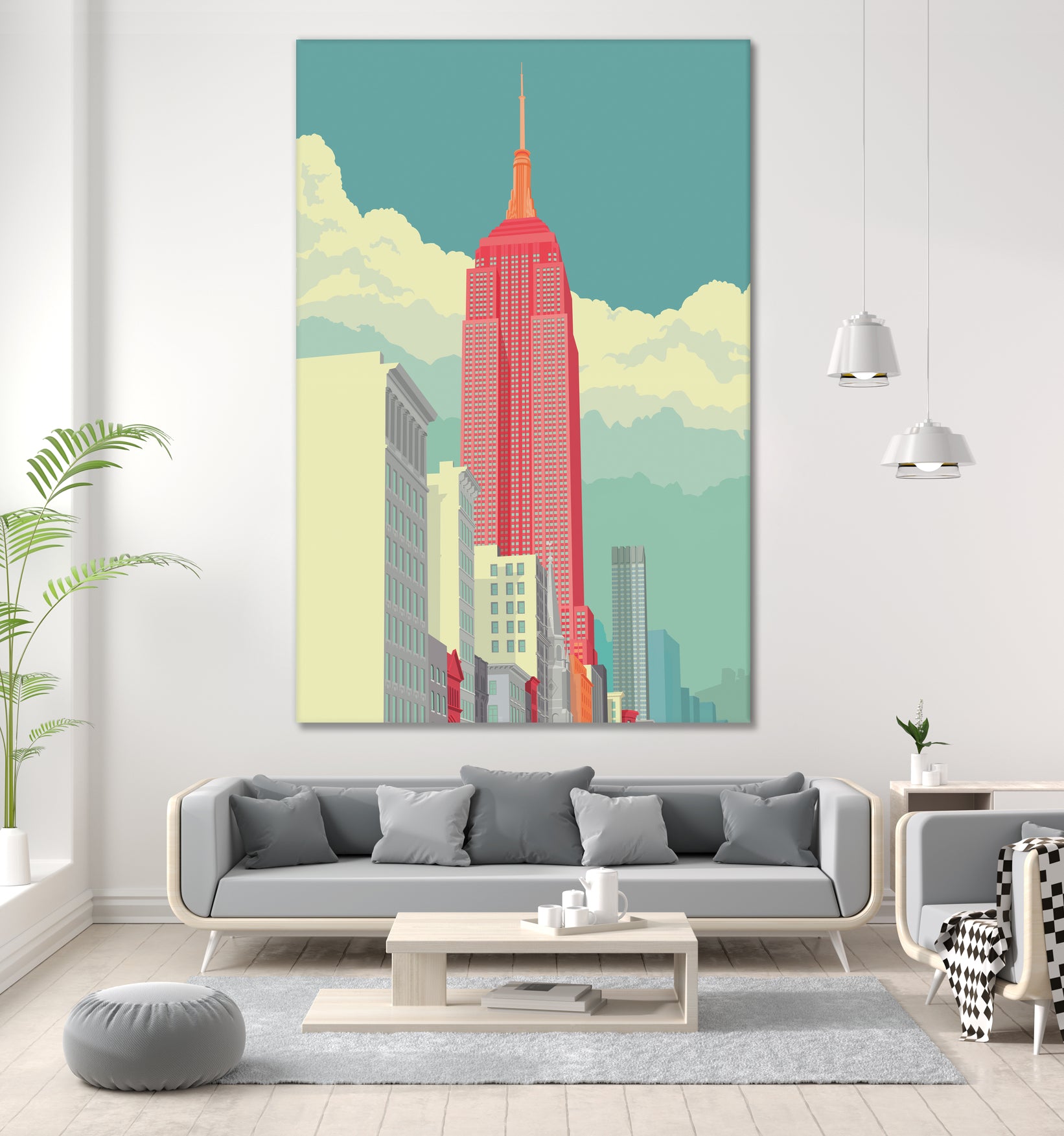 5th Avenue by Remko Heemskerk on GIANT ART - vector illustration