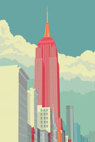 5th Avenue by Remko Heemskerk on GIANT ART - vector illustration