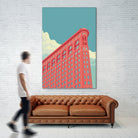 Flatiron Building 2 by Remko Heemskerk on GIANT ART - vector illustration