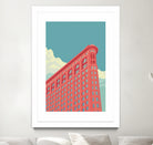 Flatiron Building 2 by Remko Heemskerk on GIANT ART - vector illustration