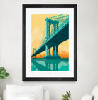 Manhattan Bridge by Remko Heemskerk on GIANT ART - vector illustration