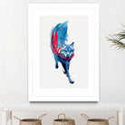 Lupus lupus by Robert Farkas on GIANT ART - blue digital painting